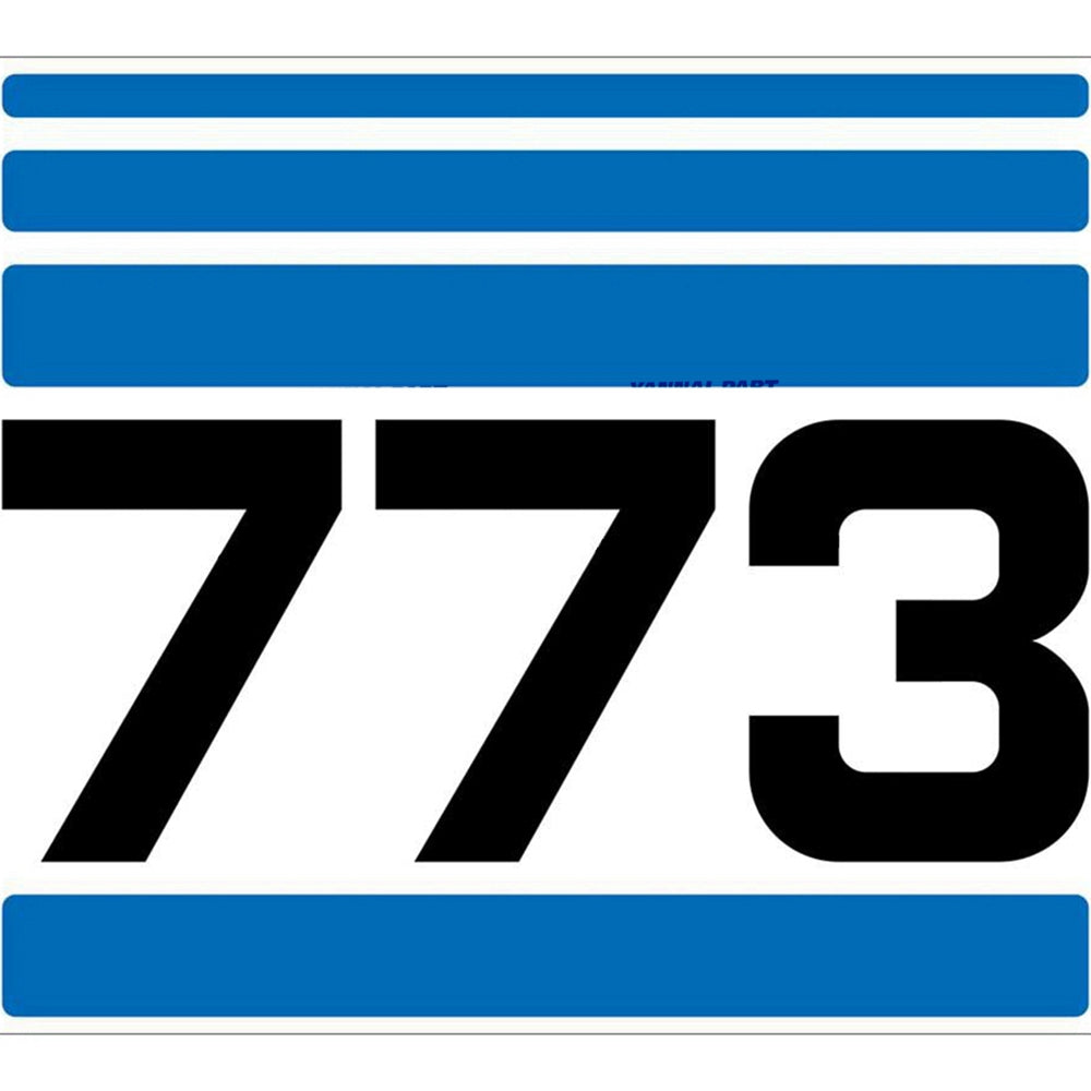 Part No. 6714535 Model 773 Decal Fit For Bobcat