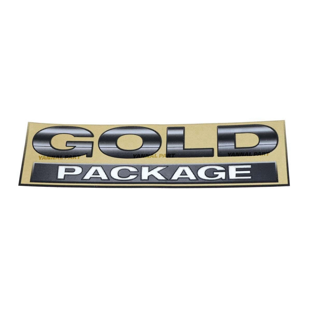 Part No. 6735862 Gold Package Decal for Loaders