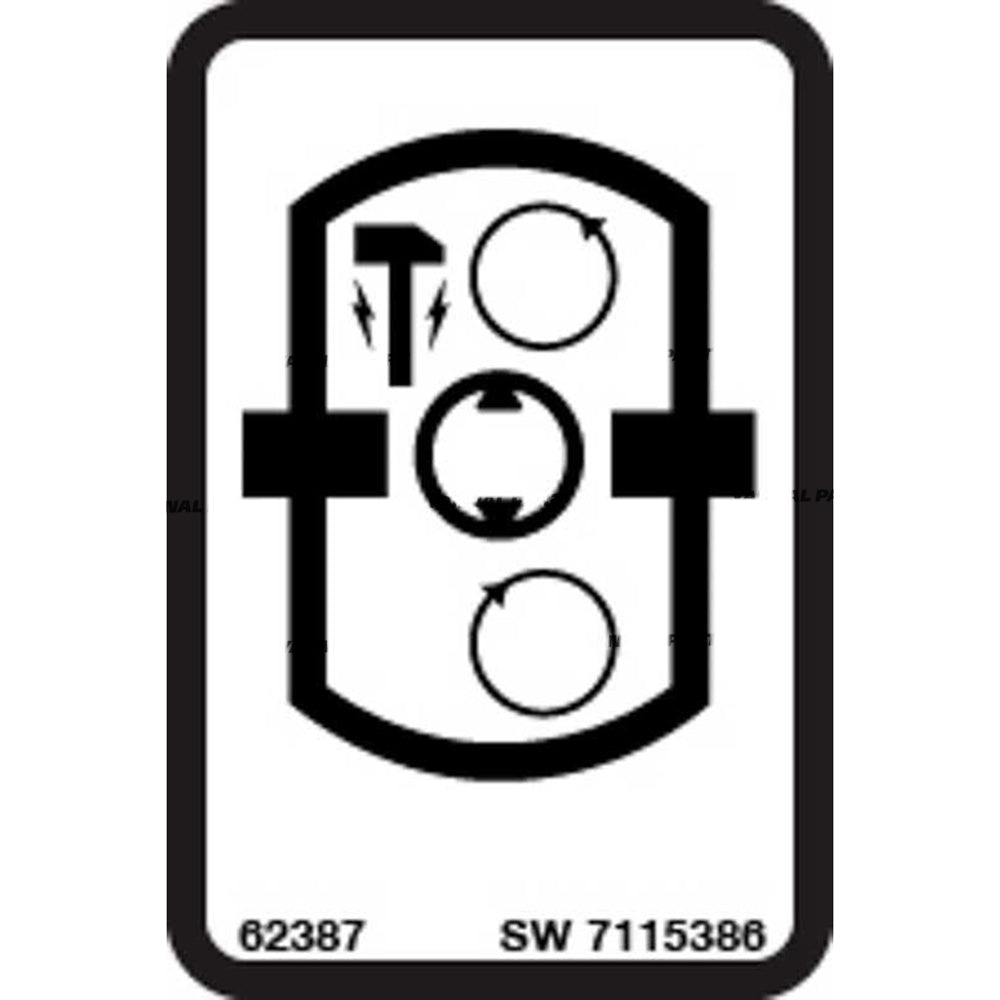 Part No. 7115386 Valve Decal Fit For Bobcat