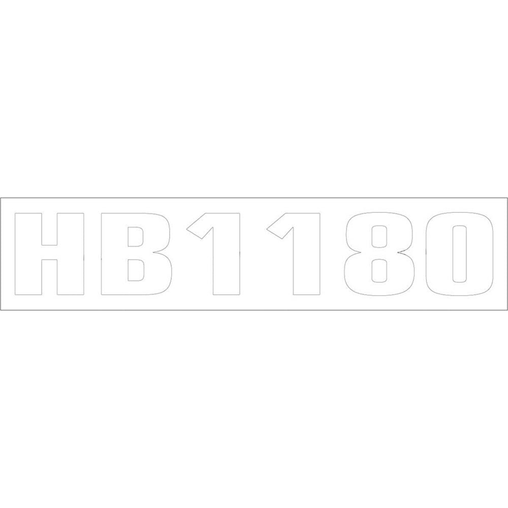 Part No. 7115517 HB 1180 Model Decal Fit For Bobcat