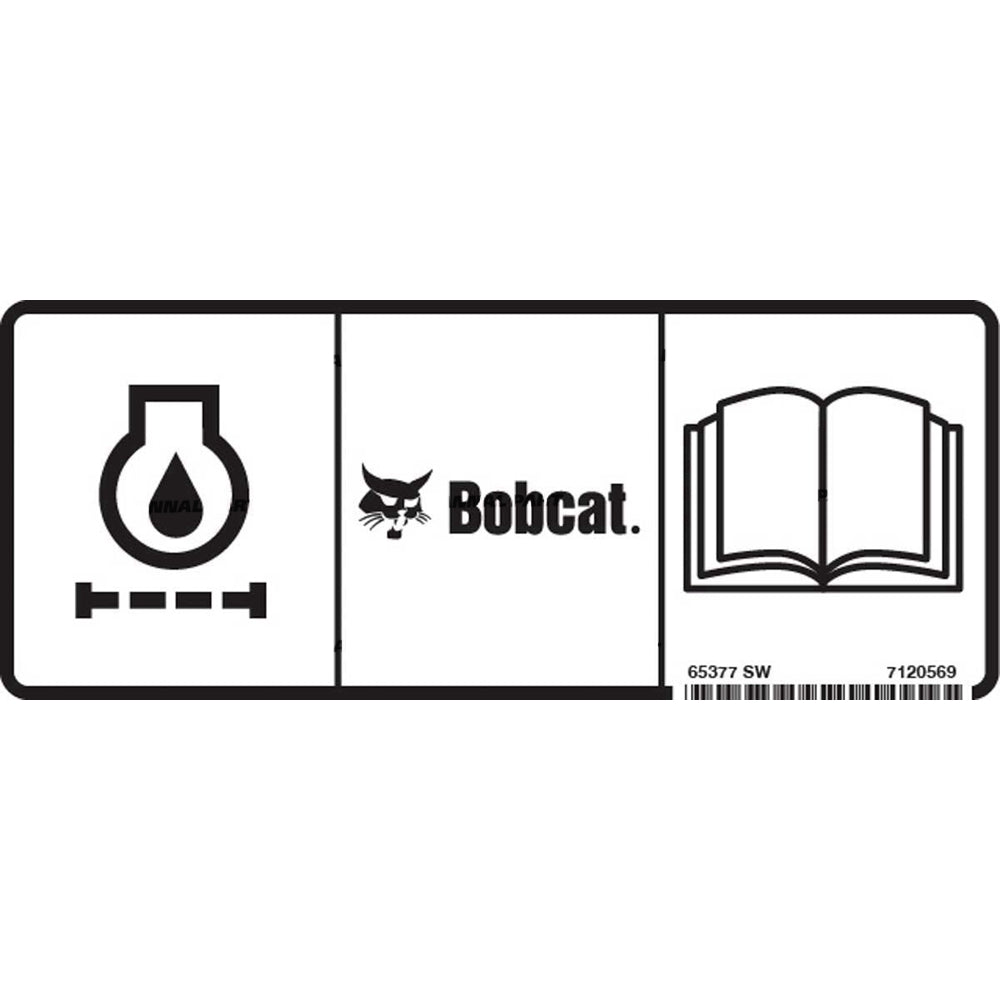 Part No. 7120569 Filter Decal Fit For Bobcat