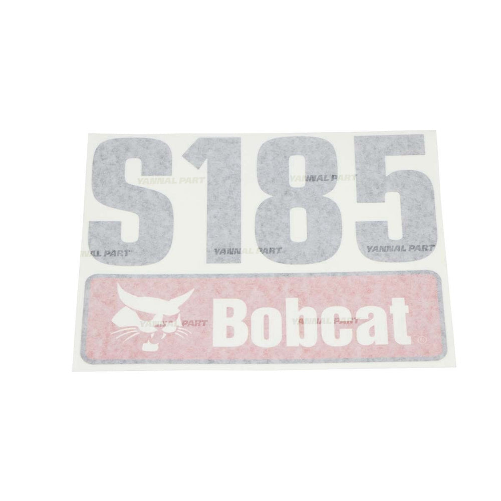 Part No. 7120588 S185 Model Decal Fit For Bobcat