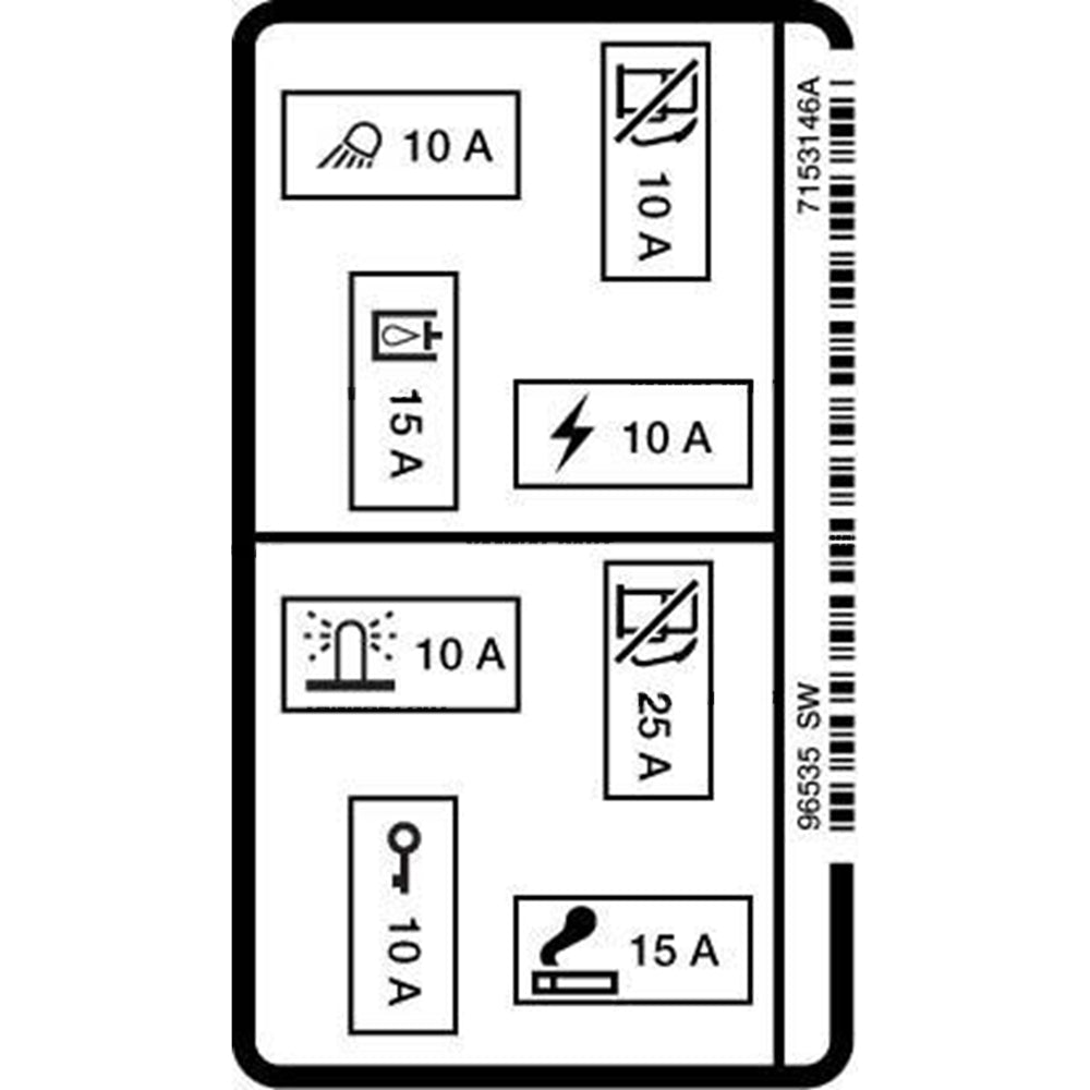 Part No. 7153146 Fuel Decal Fit For Bobcat