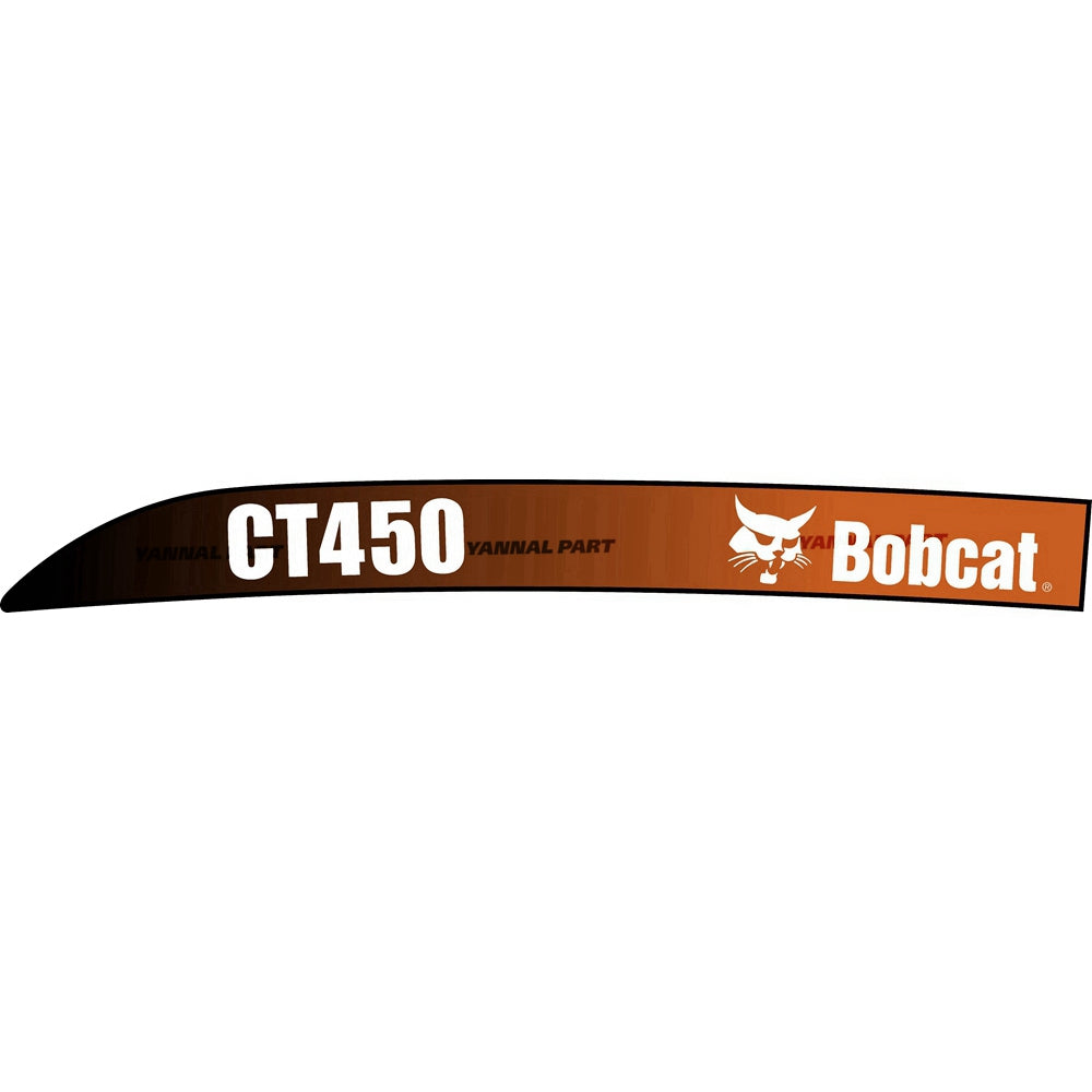 Part No. 7153219 CT450 Model Decal Left Hood Fit For Bobcat