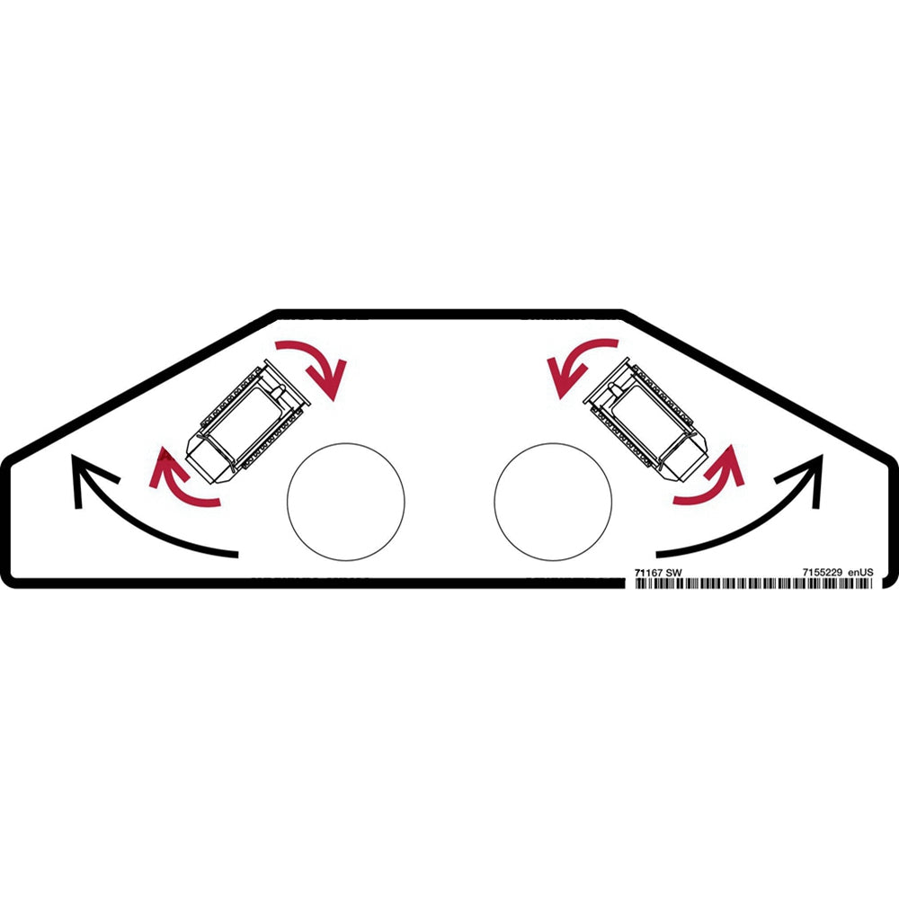 Part No. 7155229 MT Loader Traction Decal Fit For Bobcat