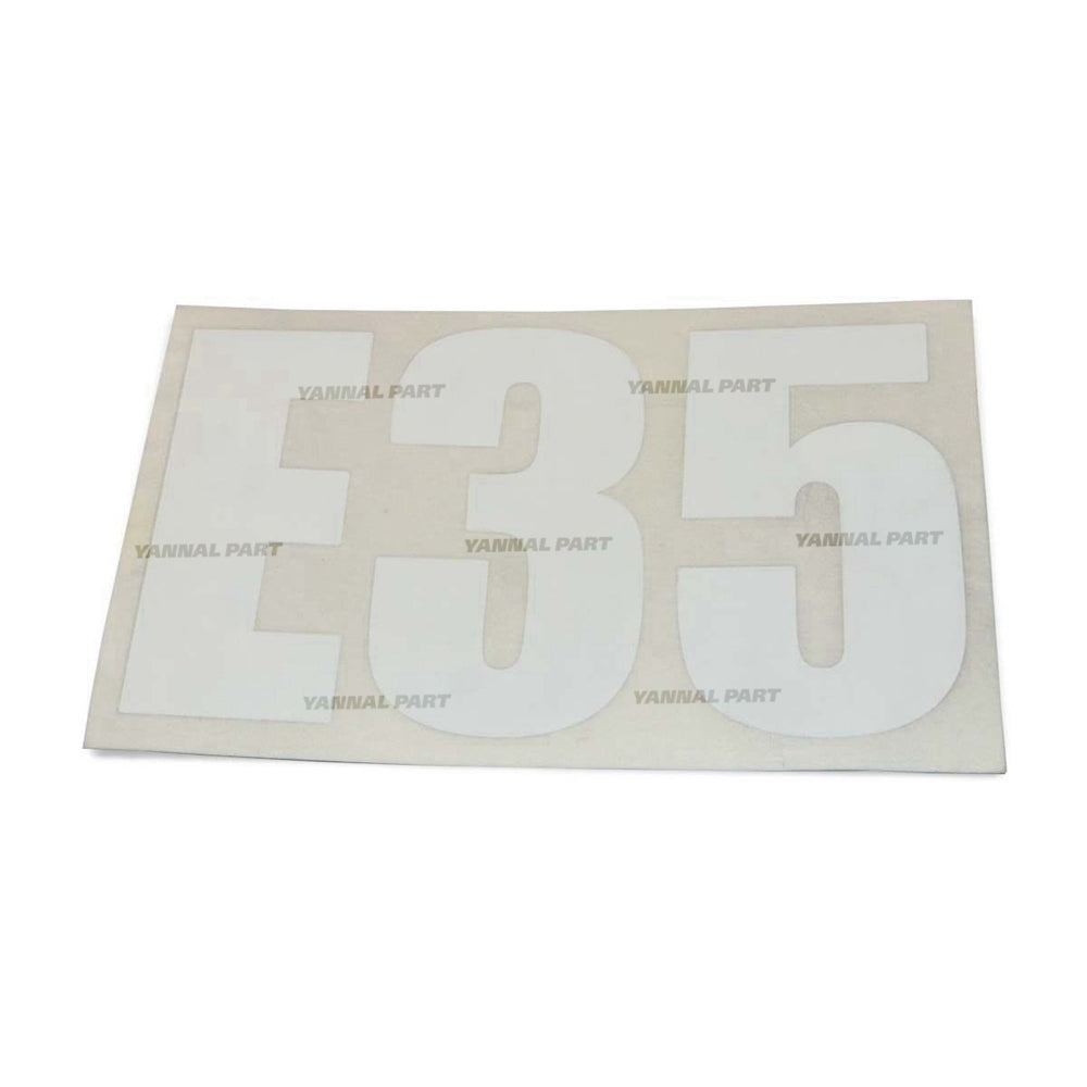 Part No. 7156613 E35 Model Decal for Excavators