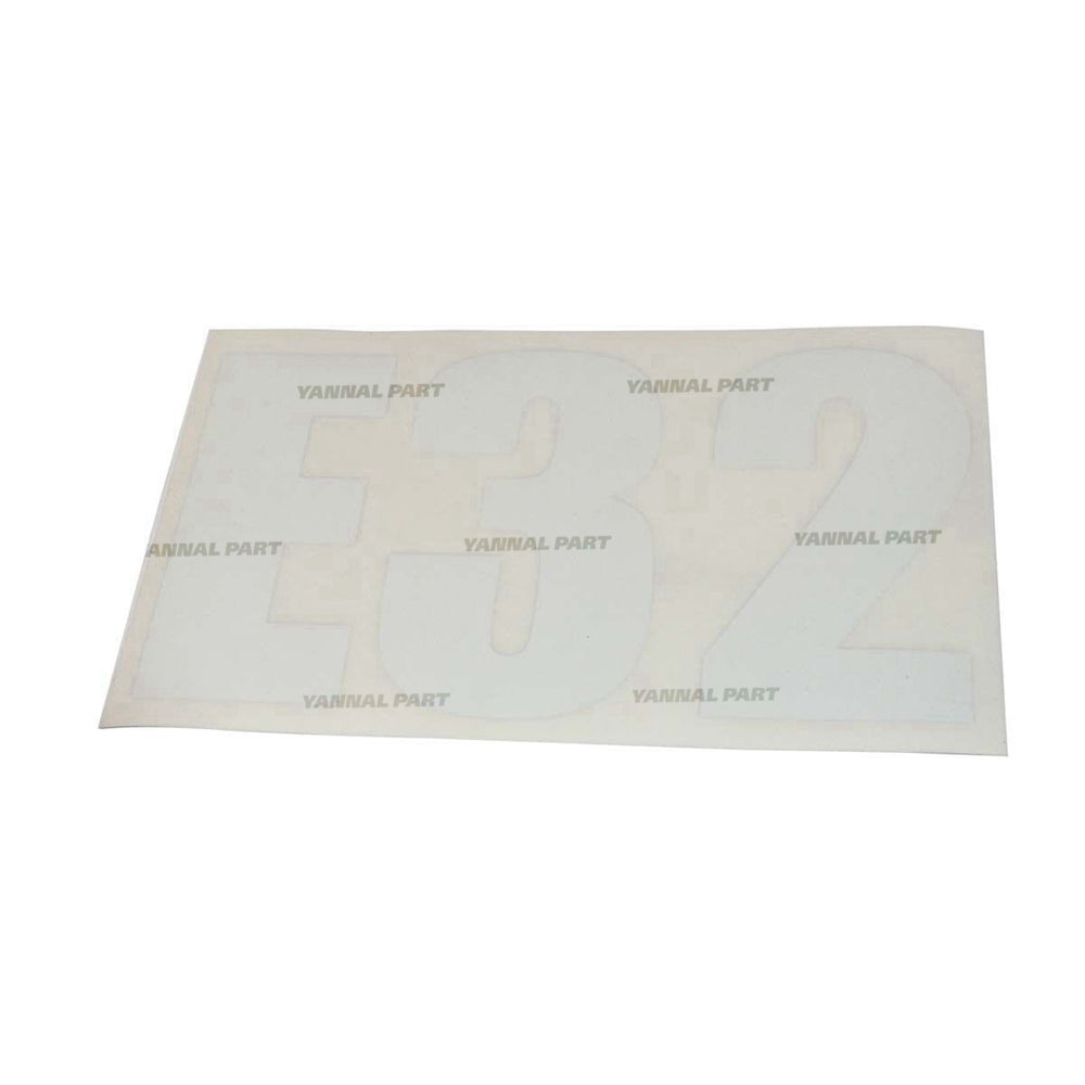 Part No. 7157770 E32 Model Decal for Excavators