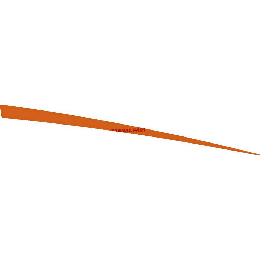 Part No. 7221023 Right Orange Stripe Decal for Excavators