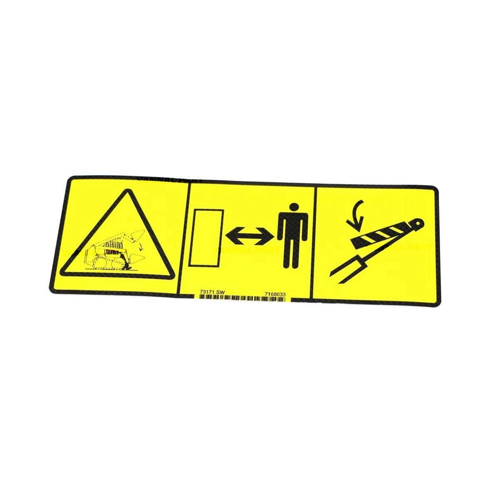 Part No. 7168033 Danger Decal for Loaders