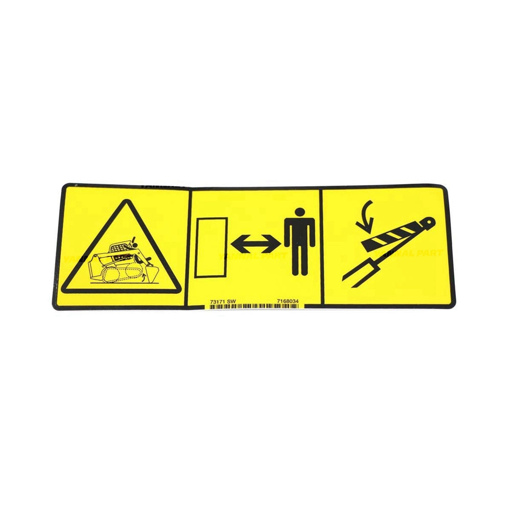Part No. 7168034 Danger Decal for Loaders