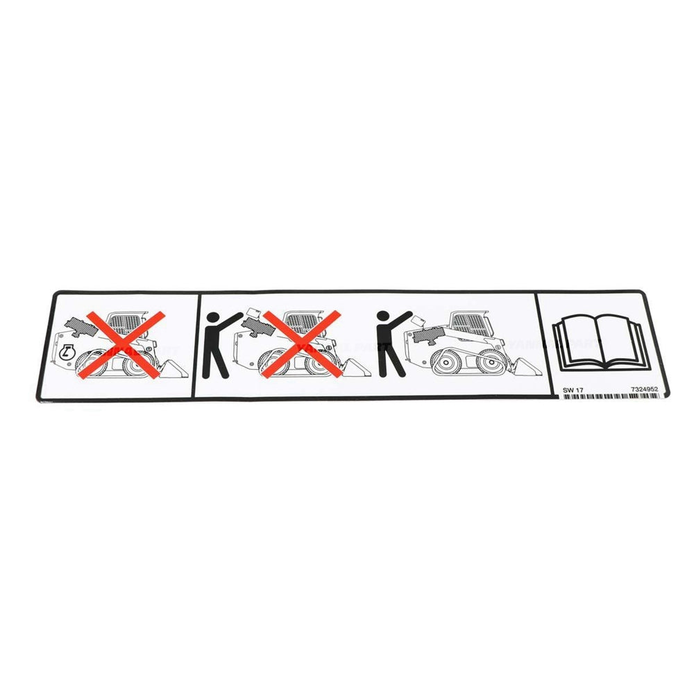 Part No. 7324952 Exchanger Decal for Loaders