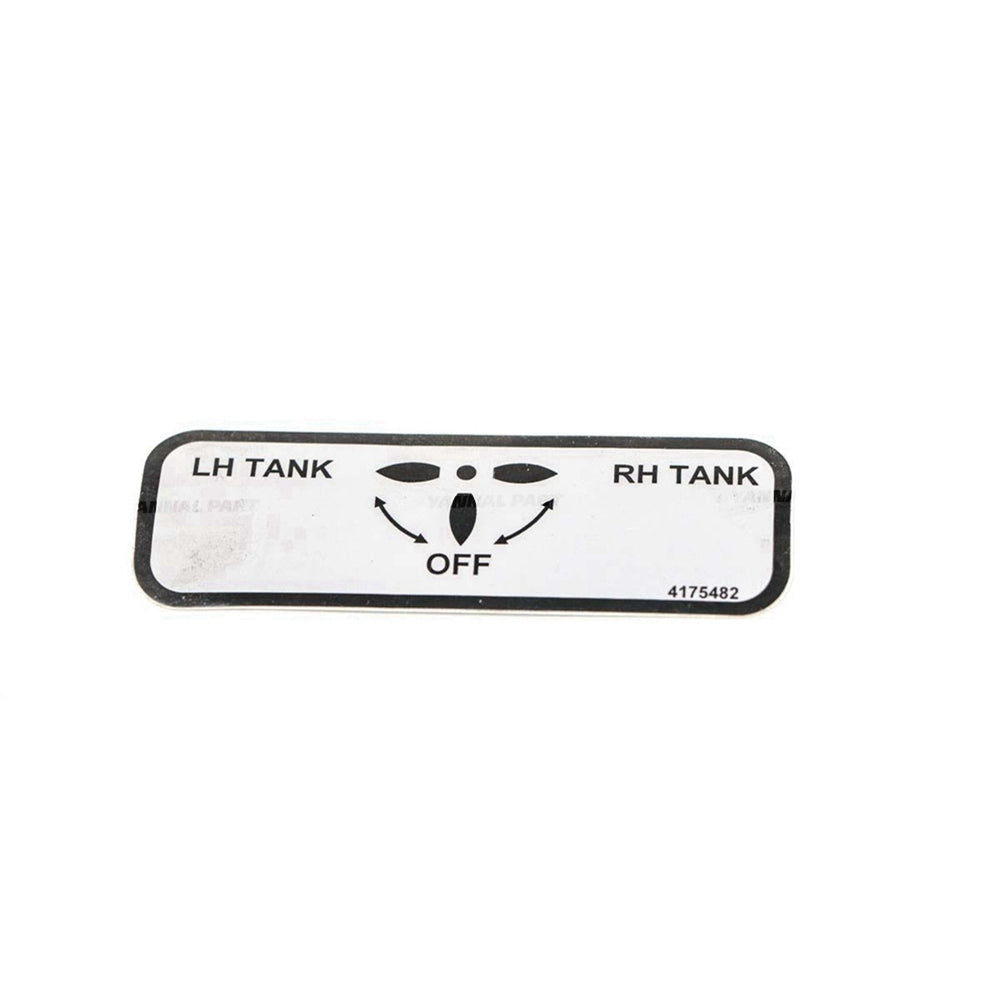 Part No. 4175482 Fuel Selector Decal Fit For Bobcat