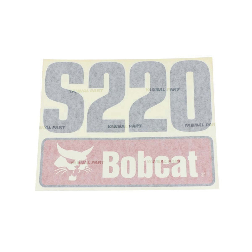 Part No. 7120599 S220 Model Decal for Skid Steer Loaders