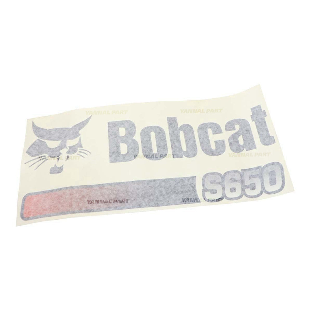 Part No. 7169969 S650 Model Decal Fit For Bobcat