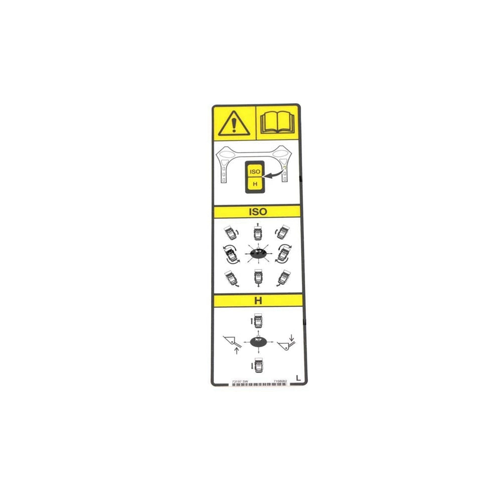 Part No. 7168082 Decal, Operation Fit For Bobcat