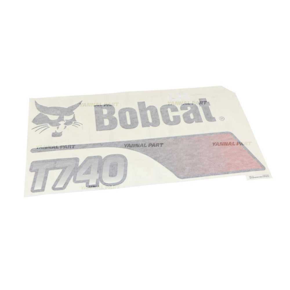 Part No. 7303729 Left T740 Decal for Track Loaders