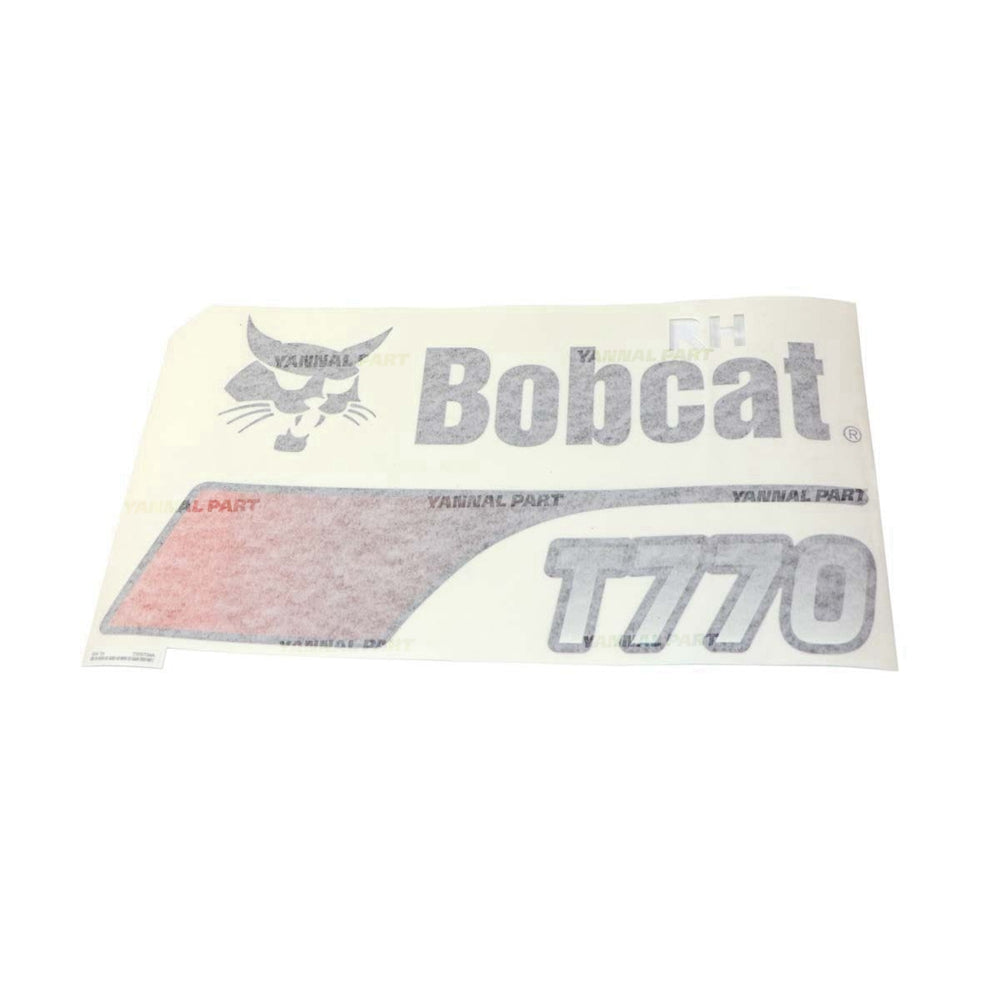 Part No. 7303734 Right Bocbat T770 Decal Fit For Bobcat