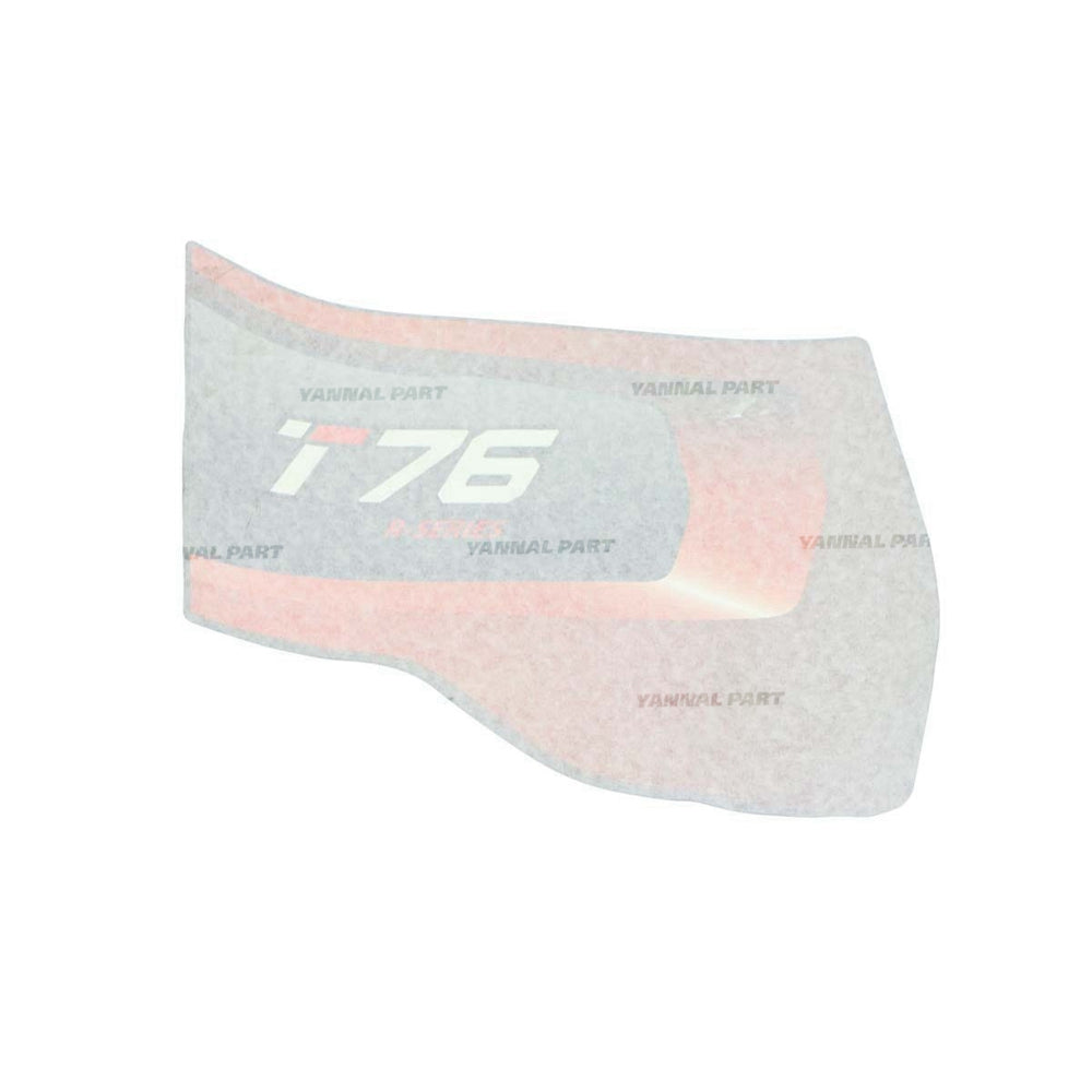 Part No. 7378240 T76 Right Decal for Track Loaders