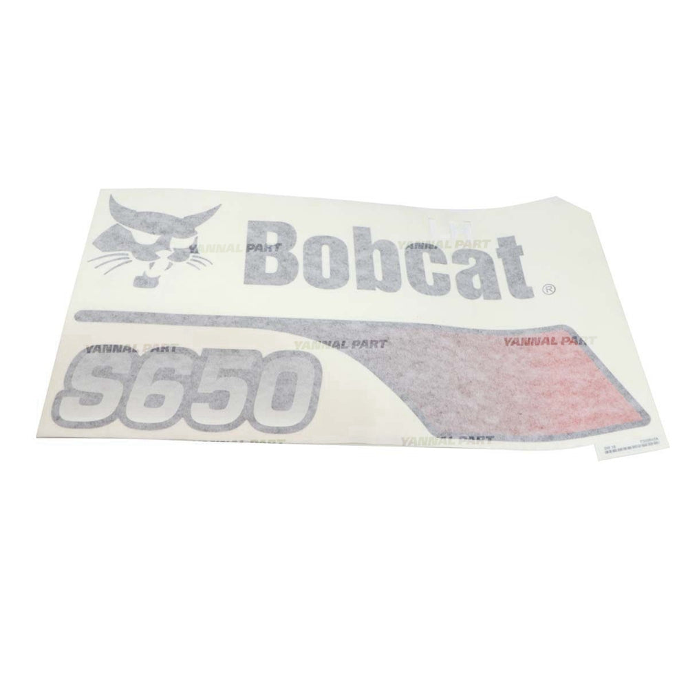 Part No. 7302842 Decal Upright S650 Lh Fit For Bobcat