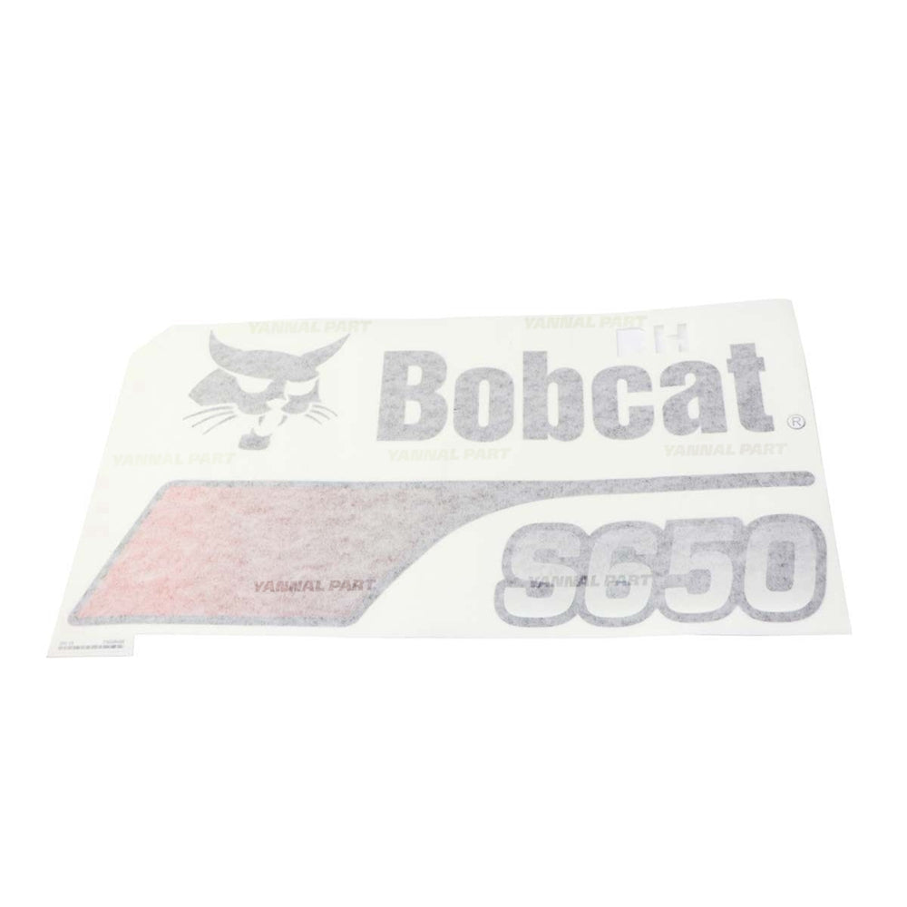 Part No. 7302843 Decal Upright S650 Rh Fit For Bobcat
