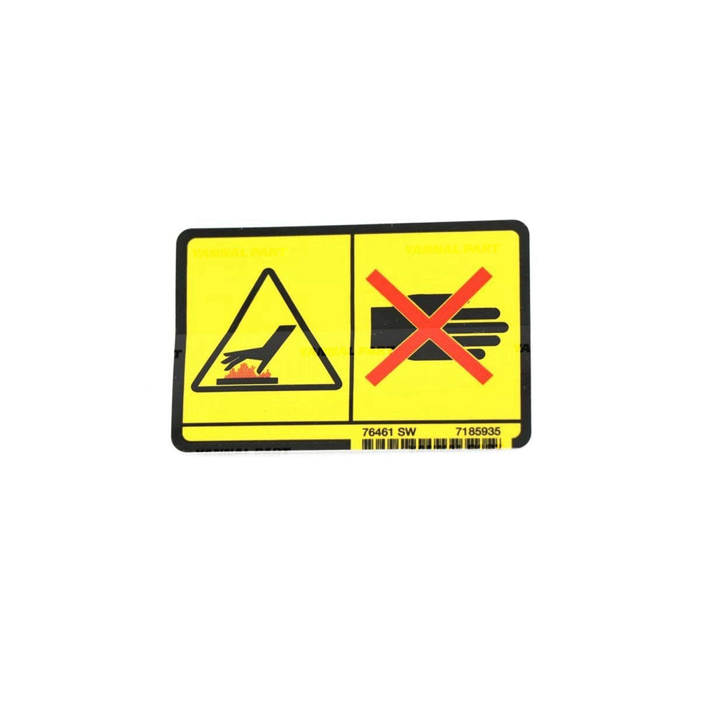 Part No. 7185935 Decal, Warning Fit For Bobcat