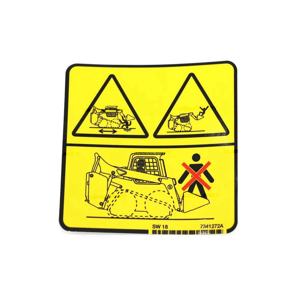 Part No. 7341272 Decal Warning Fit For Bobcat