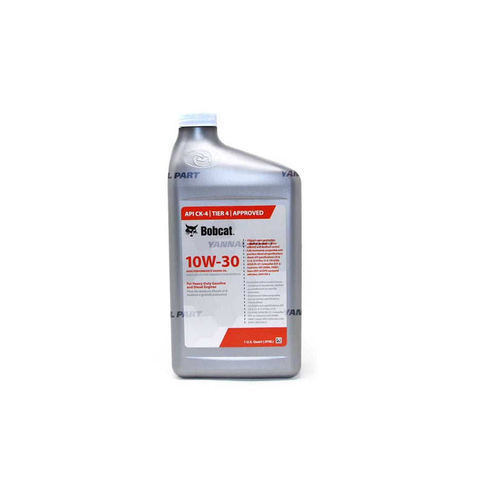 Part No. 7354875 Engine Oil, 10W30 - 1 Quart Fit For Bobcat