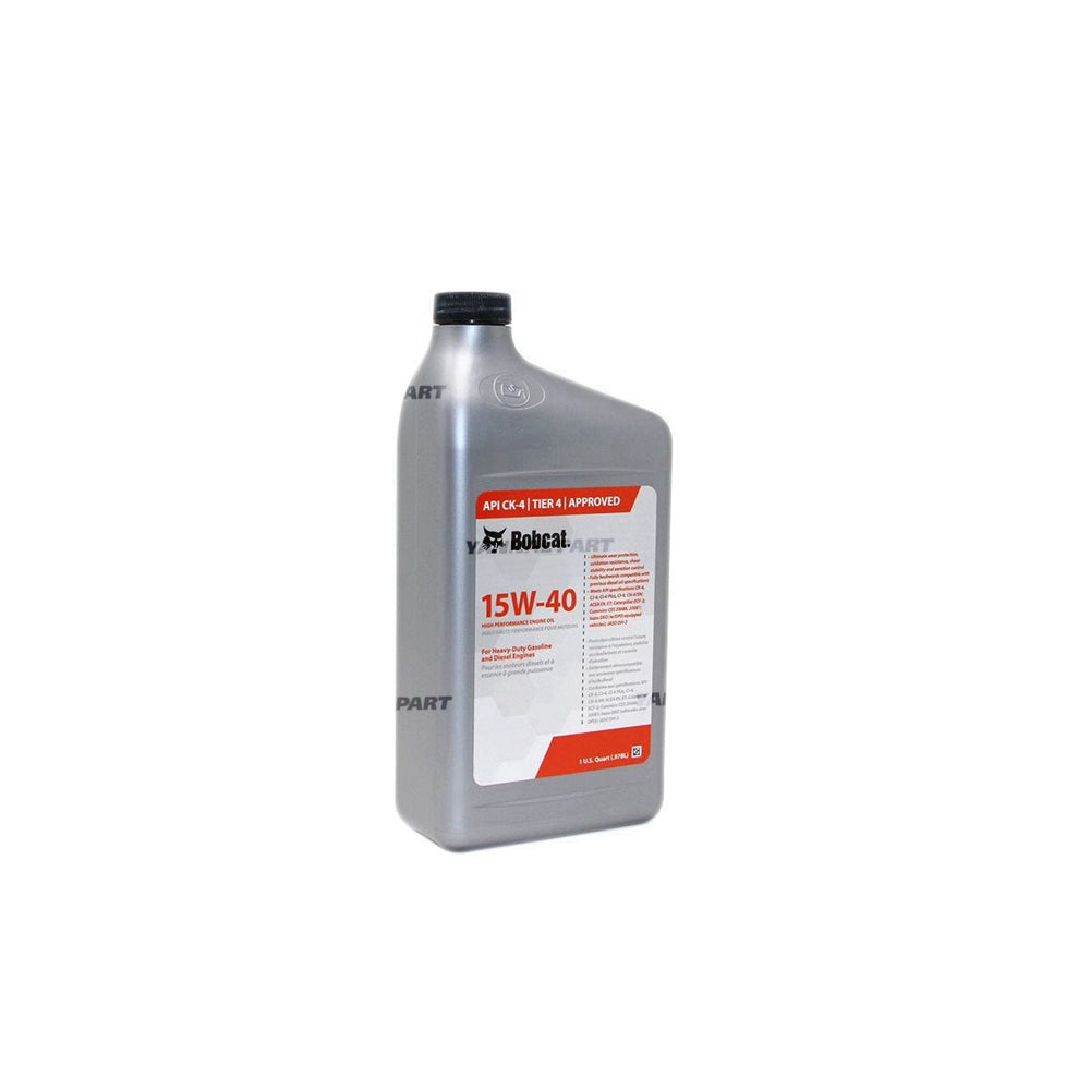 Part No. 7354881 Engine Oil, 15W40 - 1 Quart Fit For Bobcat