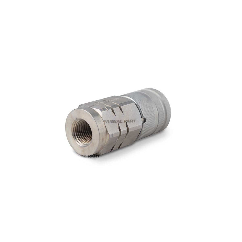 Part No. 7411975 Female Flat Face Hydraulic Coupler, 1/2 BODY, 1/2 NPT THREAD Fit For Bobcat