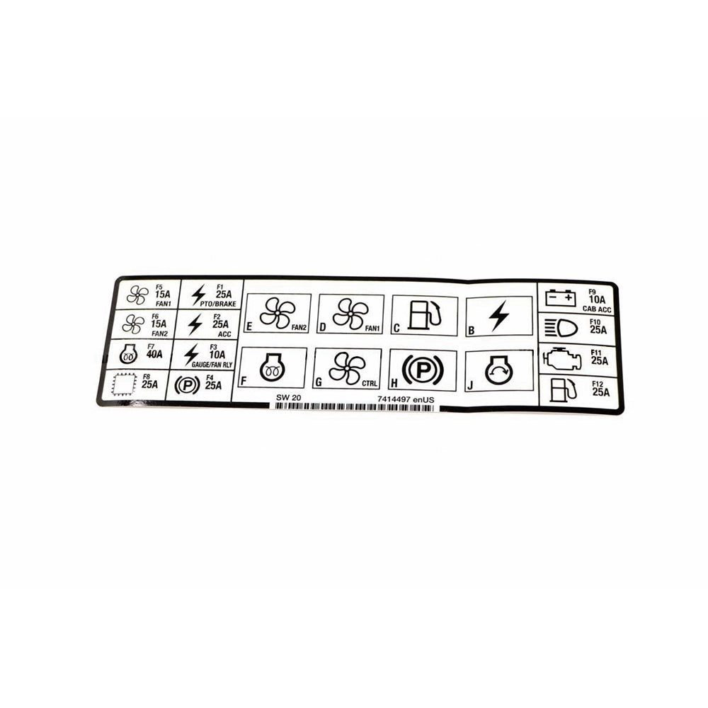 Part No. 7414497 Relay Fuse Fit For Bobcat