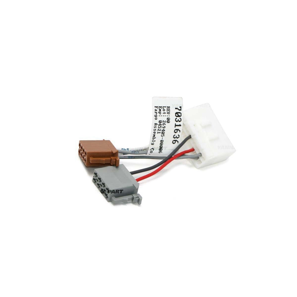 Part No. 7031636 Radio Adapter Harness for Excavators