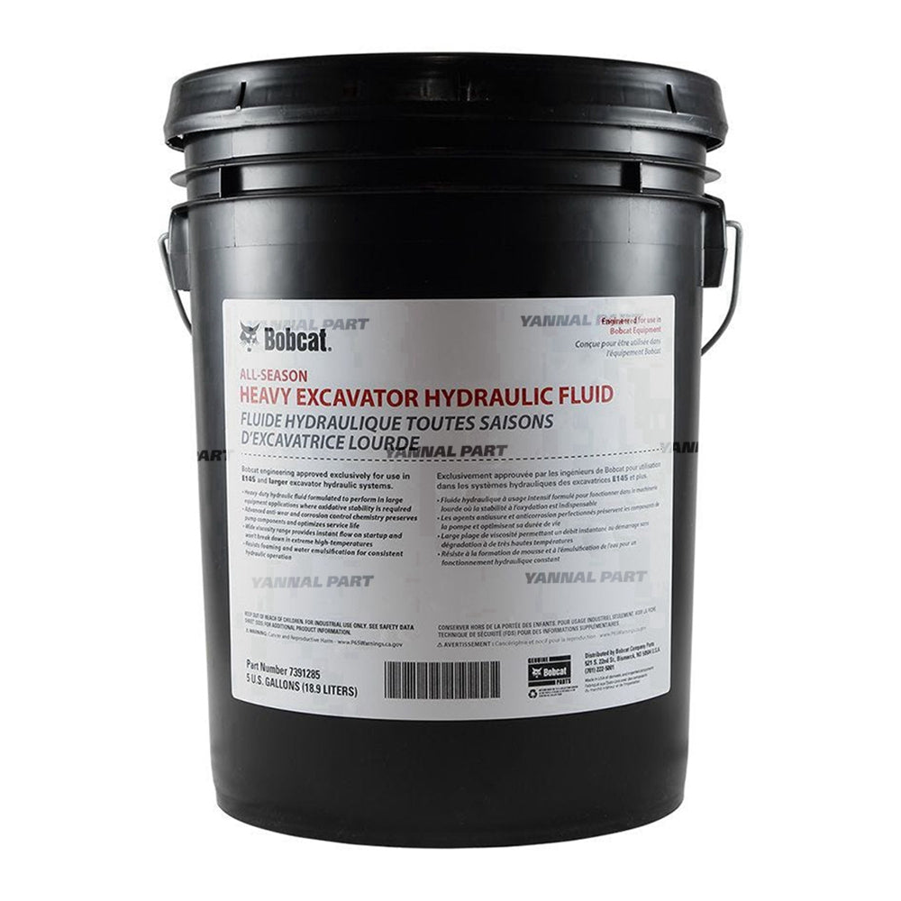 Part No. 7391285 E145 Excavator Hydraulic Oil, 5 Gallons Fit For Bobcat