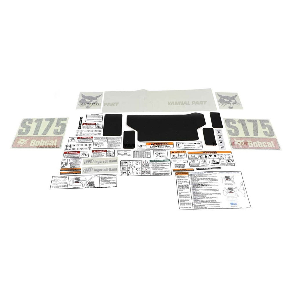Part No. 6904996 S175 Internal and External Decal Kit for Skid Steer Loaders