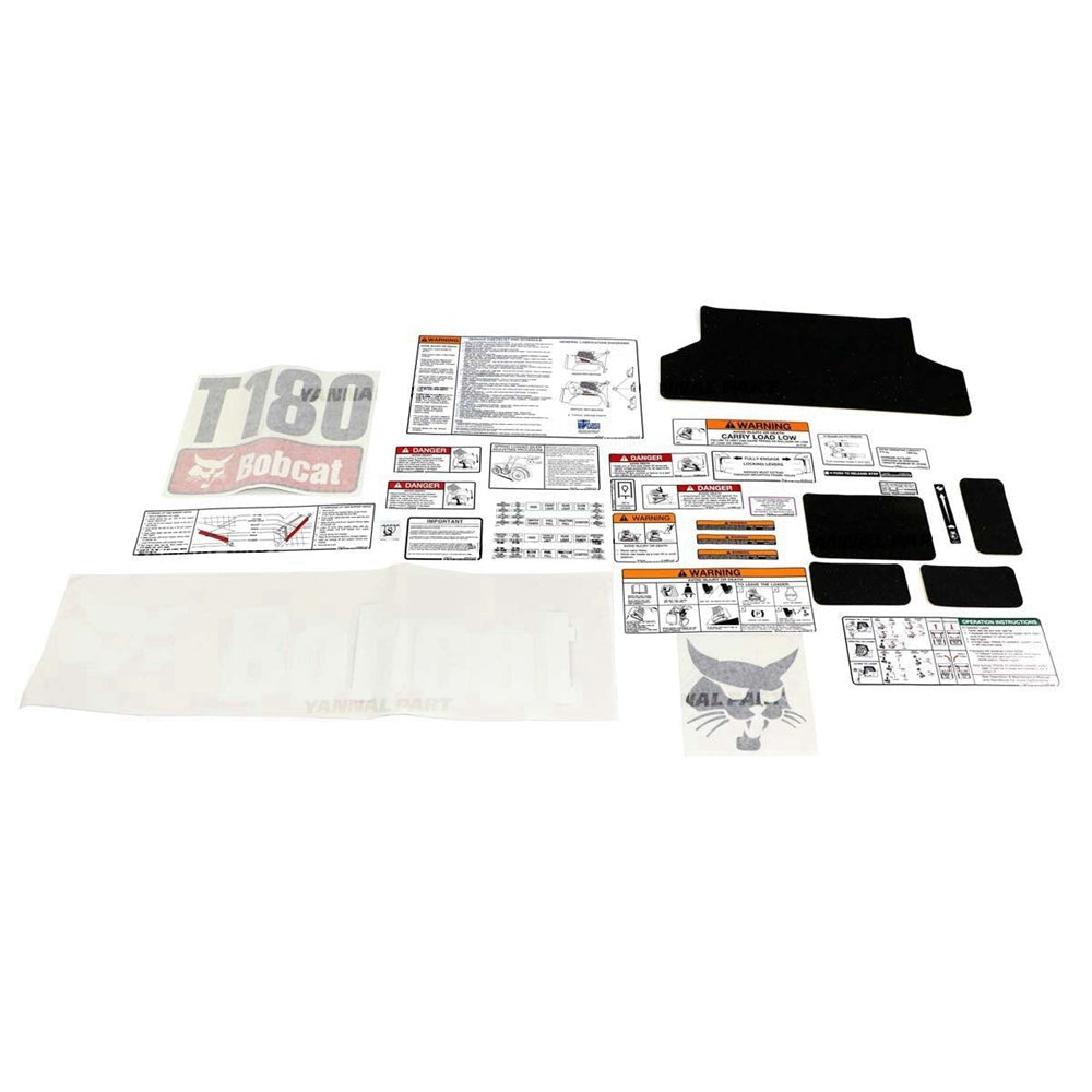 Part No. 6986500 T180 Model Internal and External Decal Kit for Track Loaders