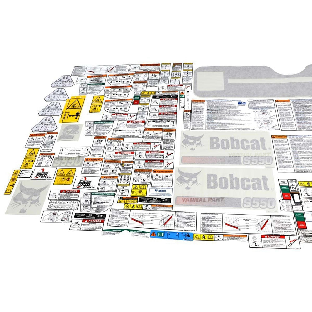 Part No. 6990598 S550 Internal and External Decal Kit for Skid Steer Loaders