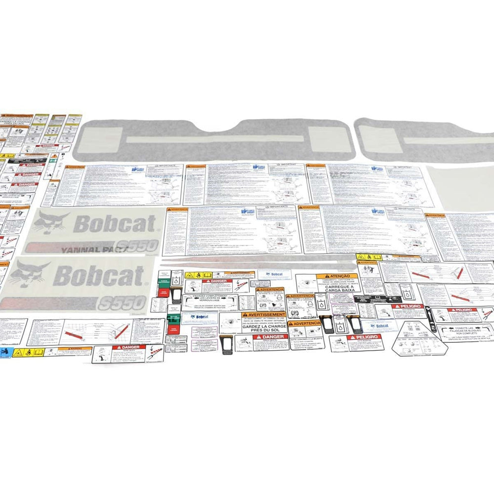 Part No. 6990598 S550 Internal and External Decal Kit for Skid Steer Loaders