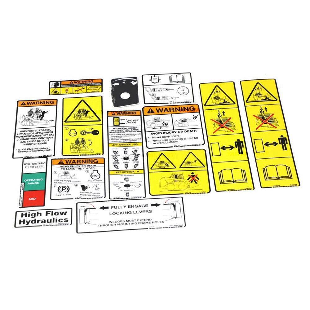 Part No. 7302894 S550 Internal and External Decal Kit for Skid Steer Loaders