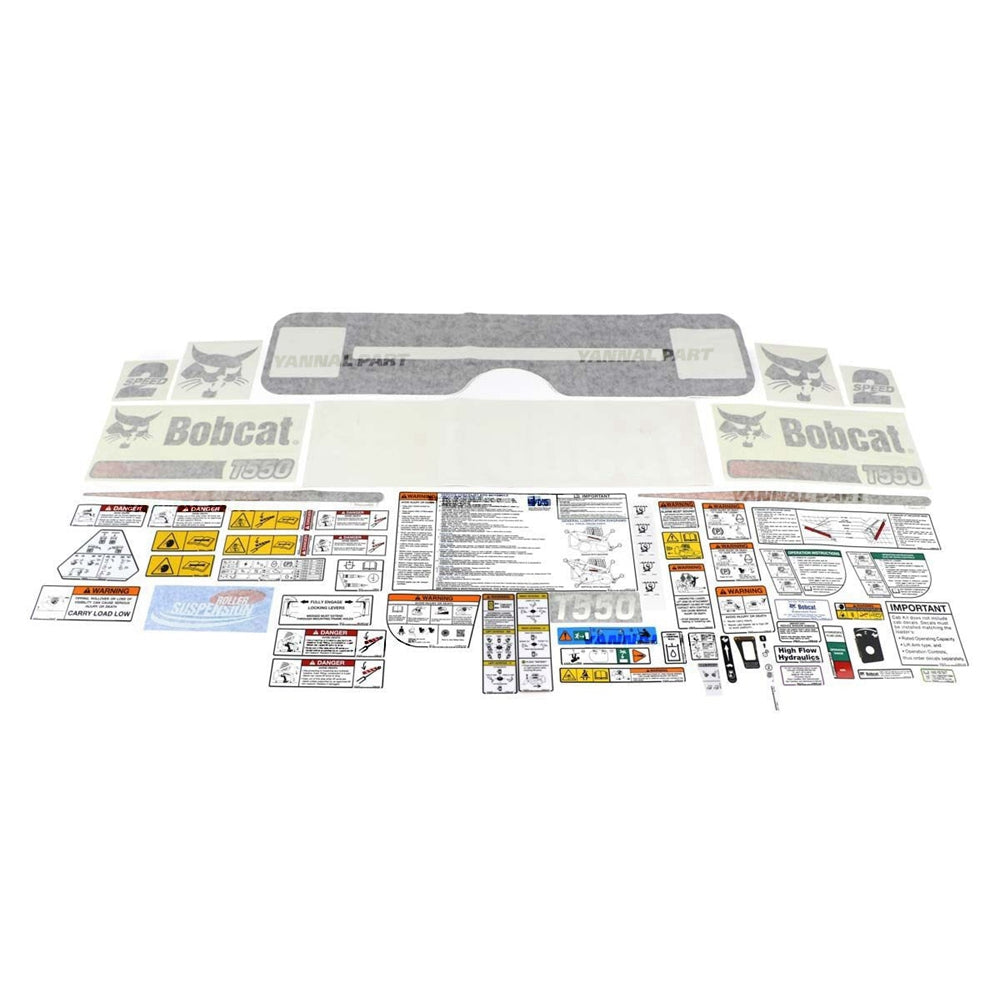 Part No. 7302895 T550 Internal and External Decal Kit for Track Loaders