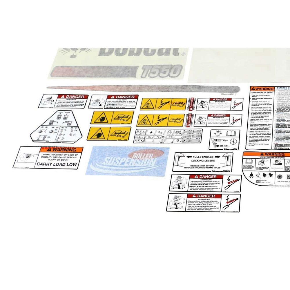 Part No. 7302895 T550 Internal and External Decal Kit for Track Loaders