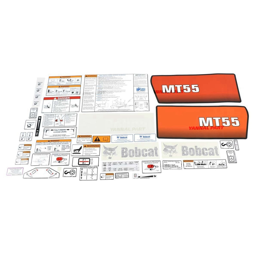 Part No. 7340297 MT55 Decal Kit for Mini Track Loaders