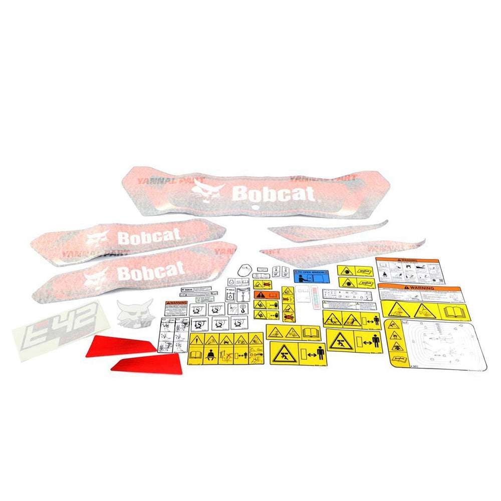 Part No. 7403726 E42 Internal and External Decal Kit for Excavators