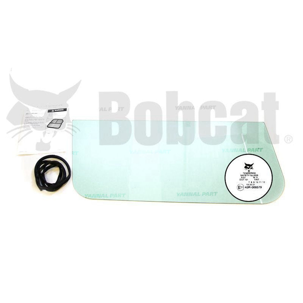 Part No. 7261608 Lower Side Glass for Loaders