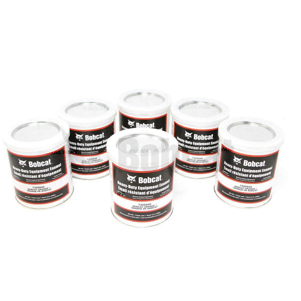 Part No. 7305845 Bobcat Orange Paint, Quart Fit For Bobcat