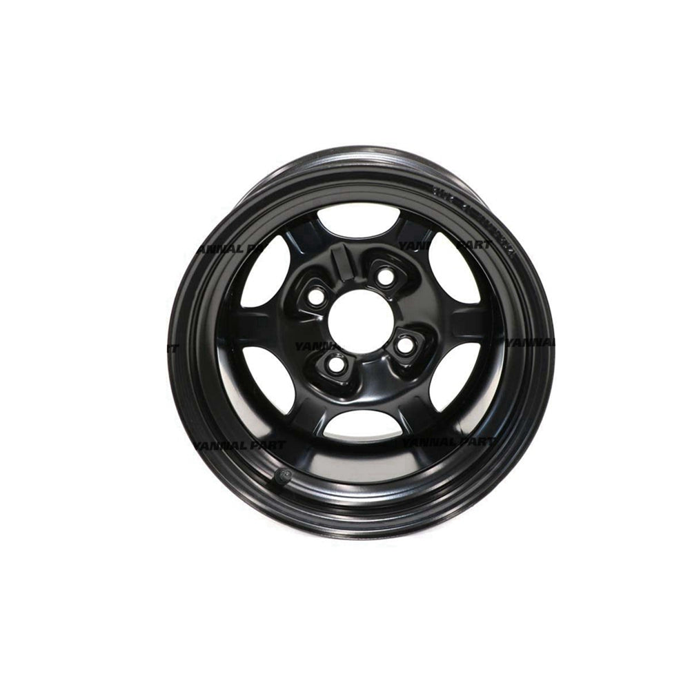 Part No. 4174467-02 12 X 8.5 Black 6 Spoke Rim for ZTR Mowers