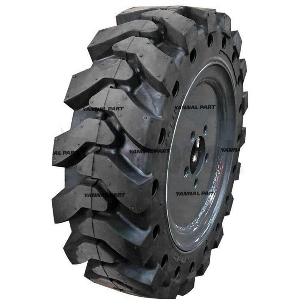 Part No. 7365903 Right Solid Tire for S70, Grey Rim