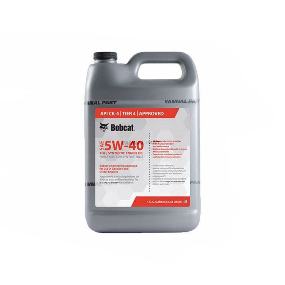 Part No. 7403514 Engine Oil, SYNTHETIC 5W40, 1 Gallon Fit For Bobcat