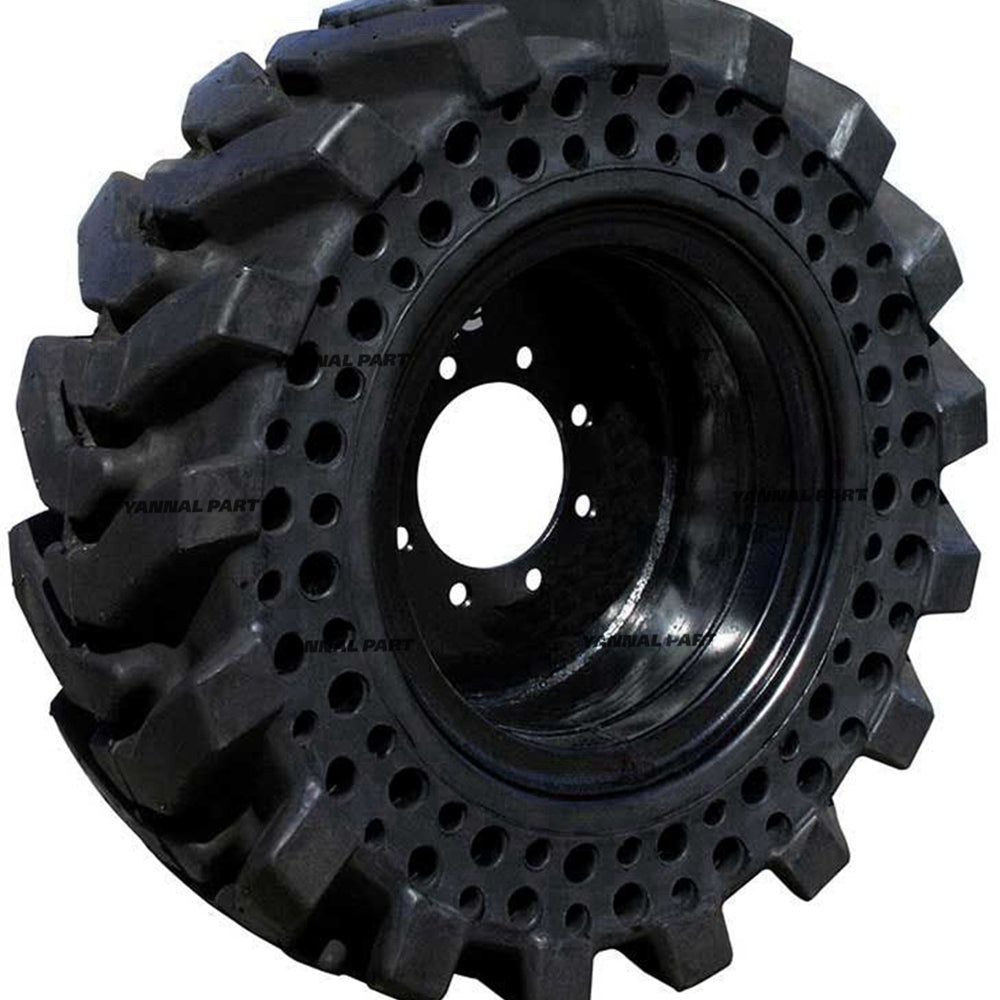 Part No. 7024824 12x16.5 Left Dirt Terrain Solid Tire Fit For Bobcat