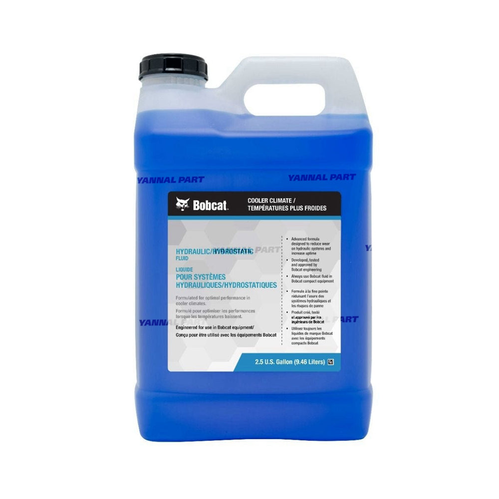 Part No. 7486188 New! Cool Climate Hydraulic/Hydrostatic Fluid 2.5 Gallon Fit For Bobcat