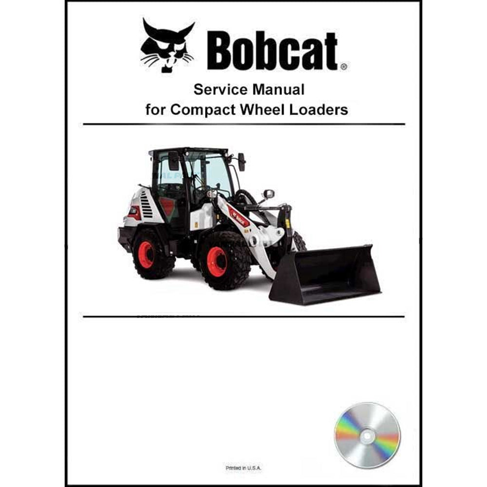 Part No. 22856454CD WL350 WL440 Wheel Loader Service Manual on CD Fit For Bobcat