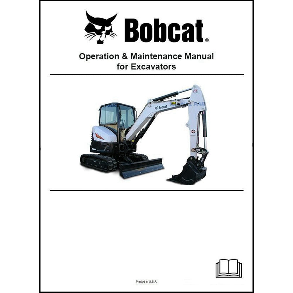 Part No. 6570749 76 Excavator Operation and Maintenance Manual Fit For Bobcat